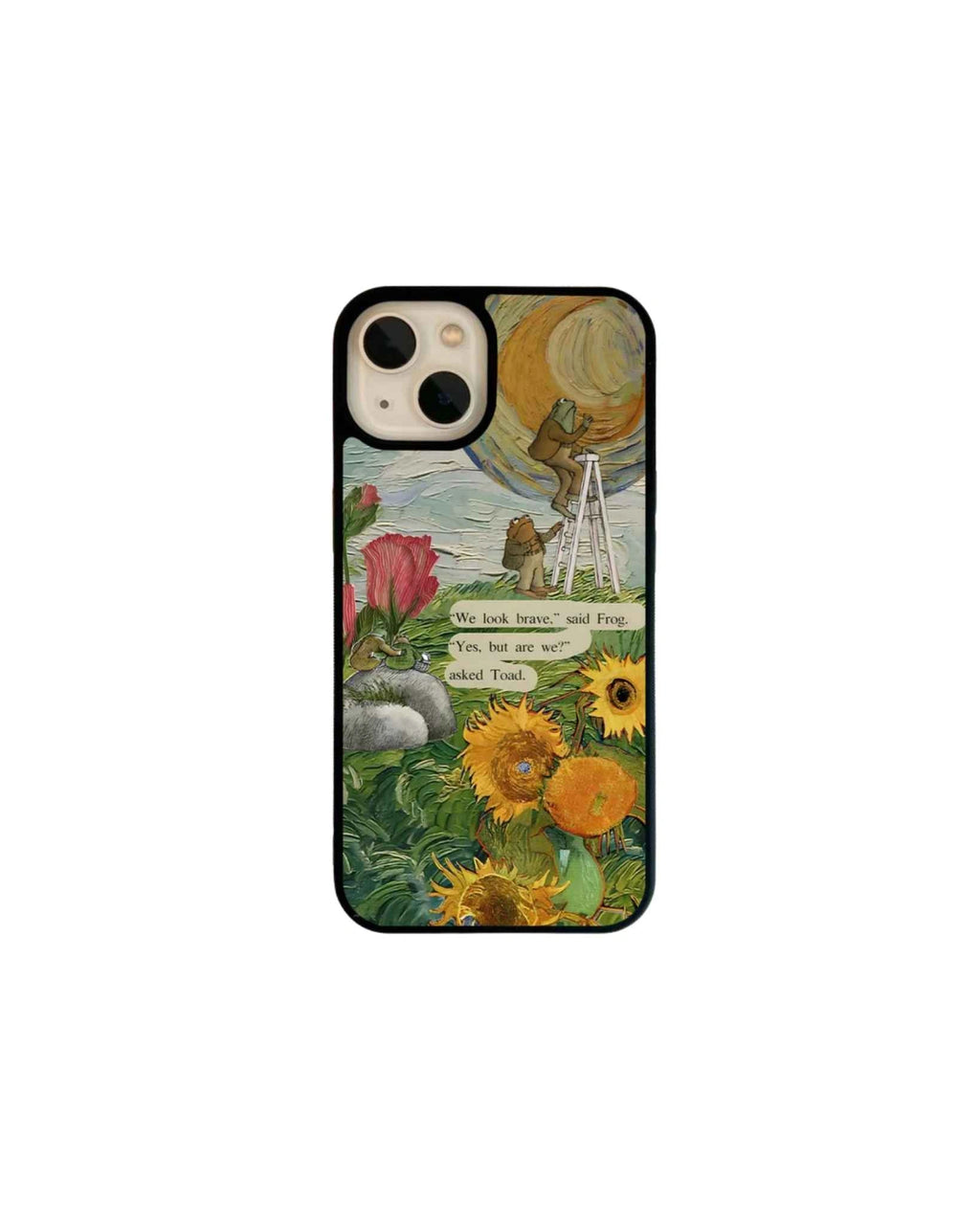 Brave frog phone case