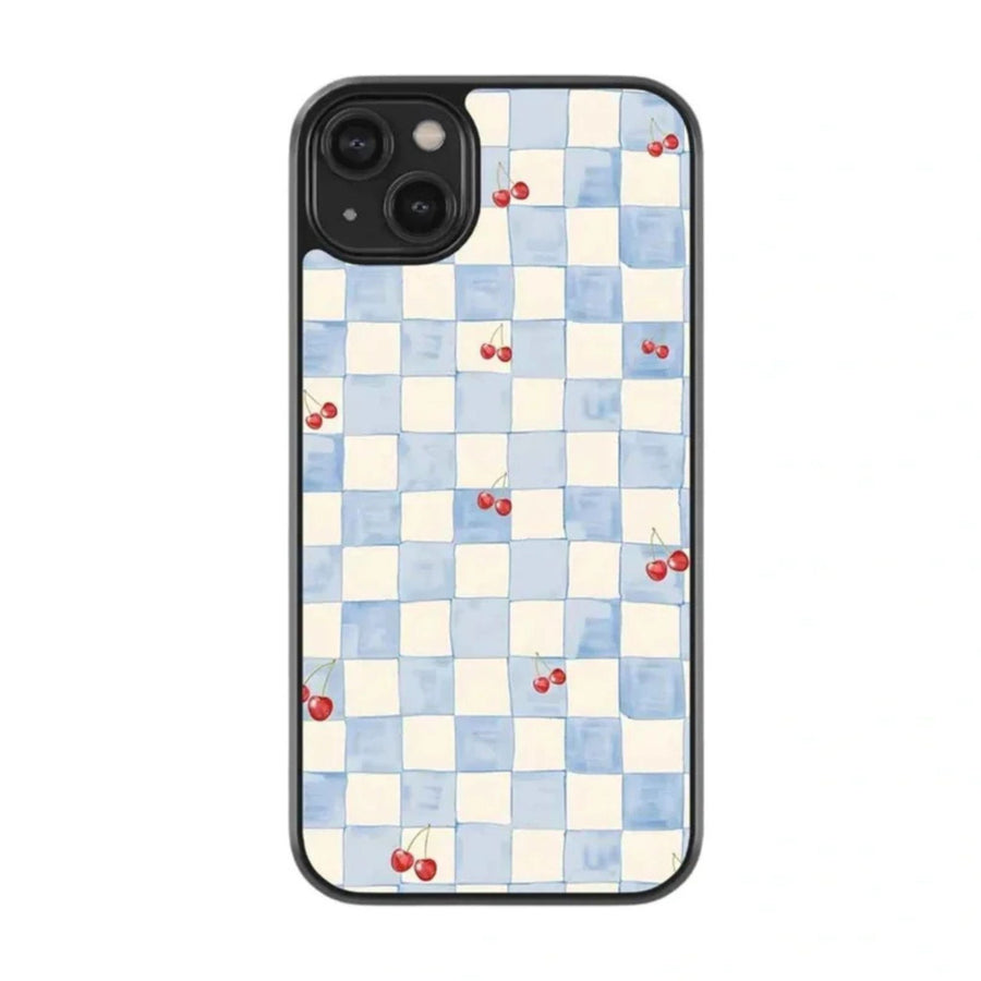 Cherry Checkered Phone Case