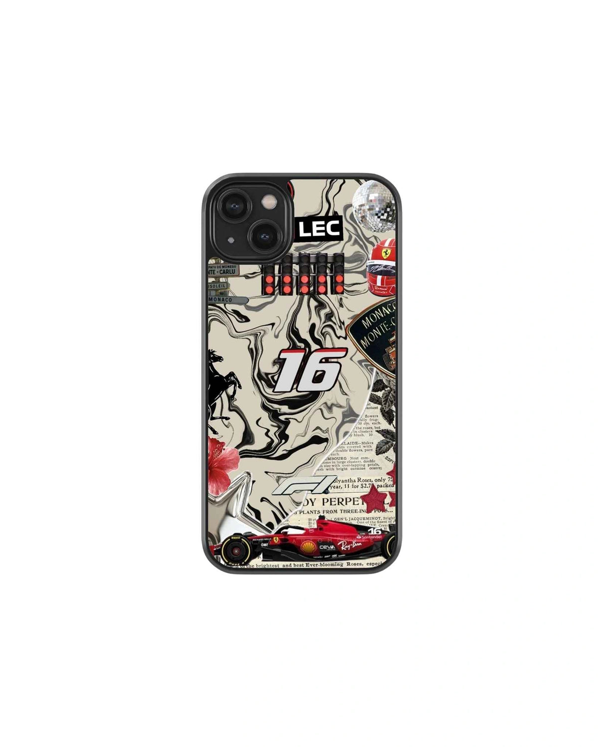 F1 Leclerc Car Phone Case