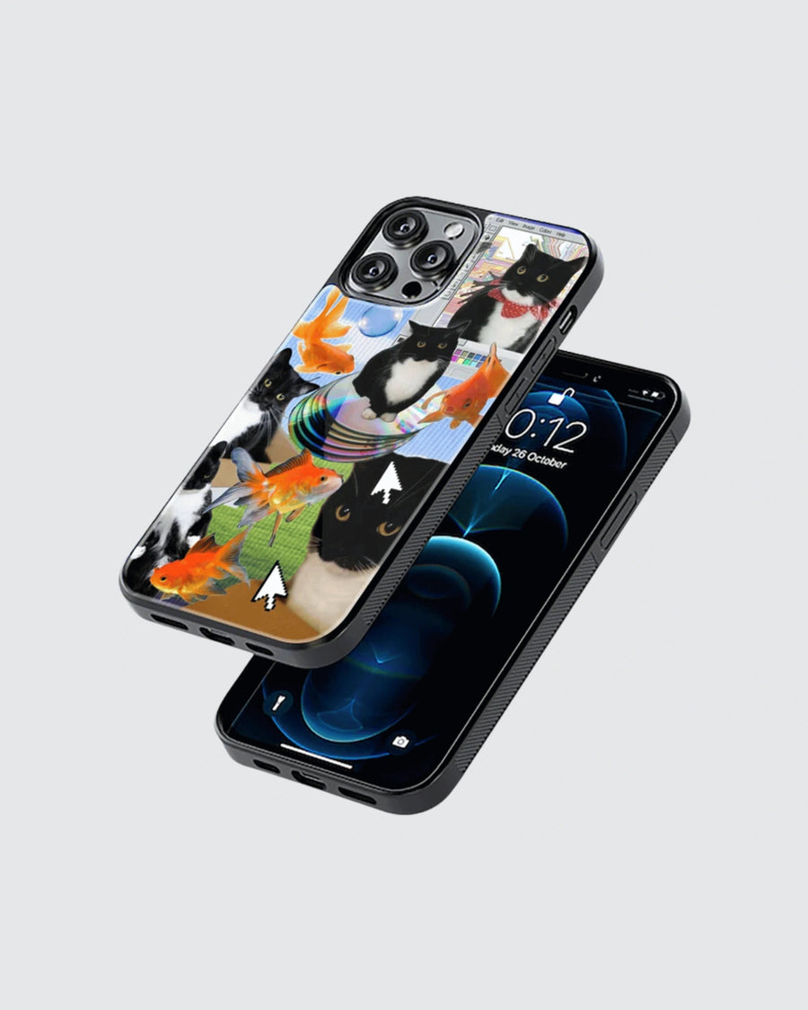 Disco kitties phone case