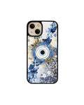 Golden evil eye phone case