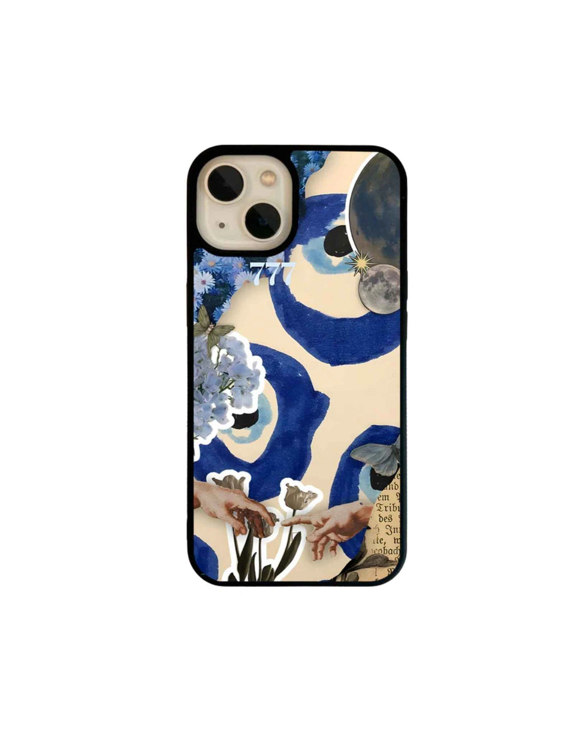 Flower bloom evil eye phone case
