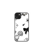Minimalistic coquette abstract phone case