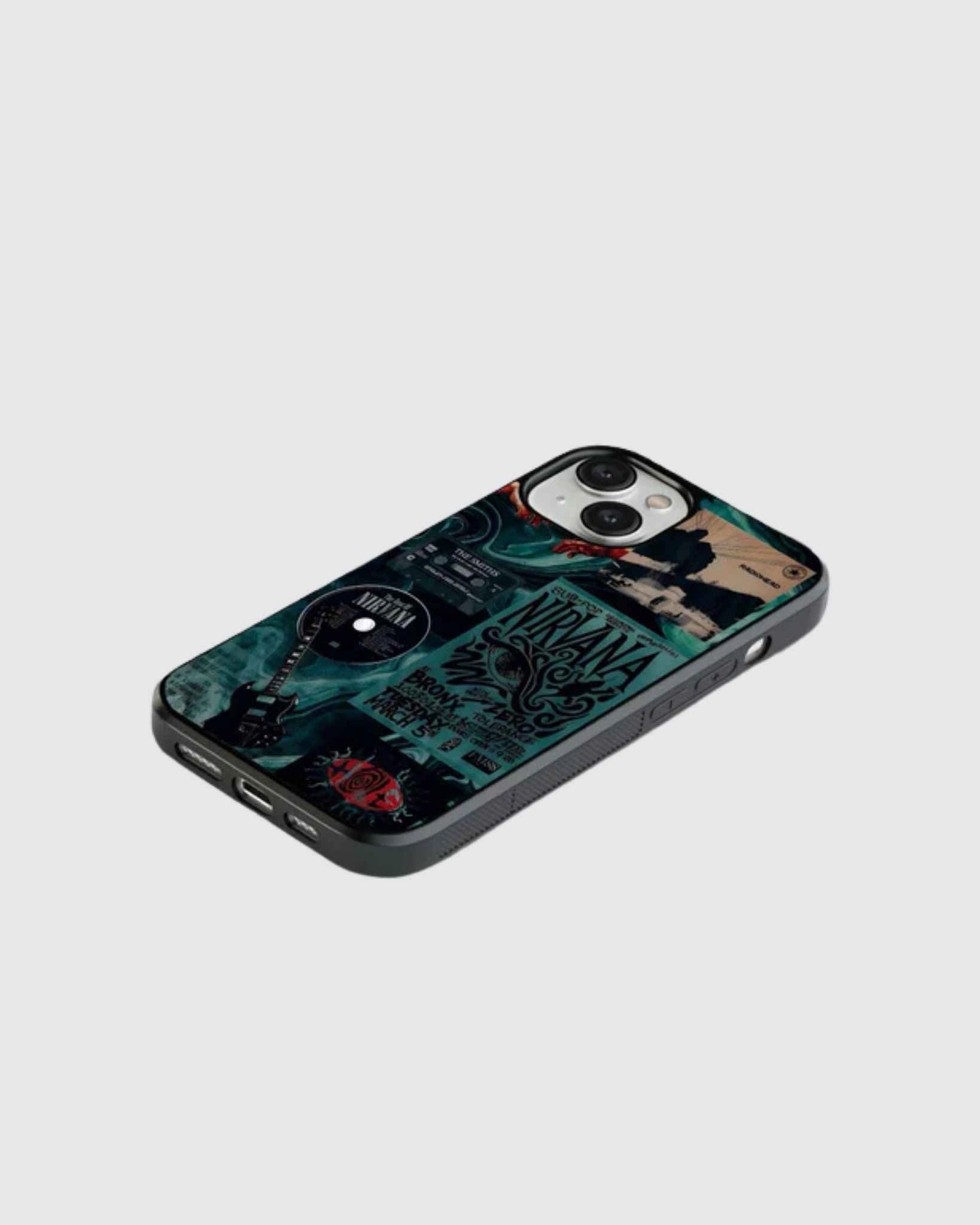 Niravana green hue phone case