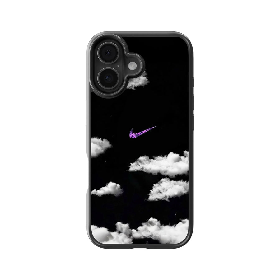 Nike Purple Swoosh Cloud Phone Case
