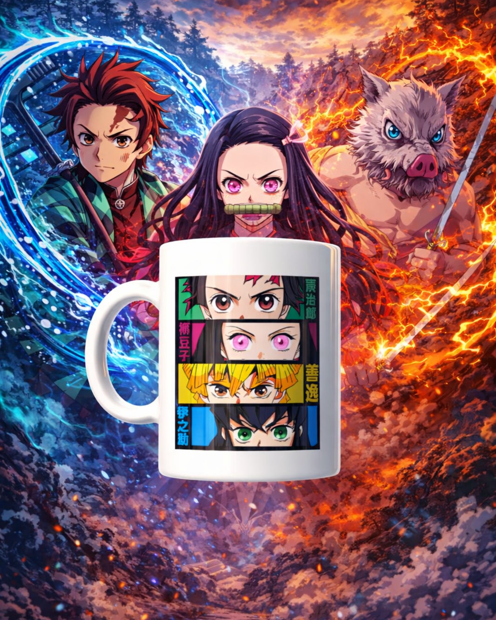 Demon Slayer Squad Mug