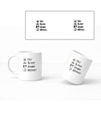 Eat Sleep Anime Repeat Mug