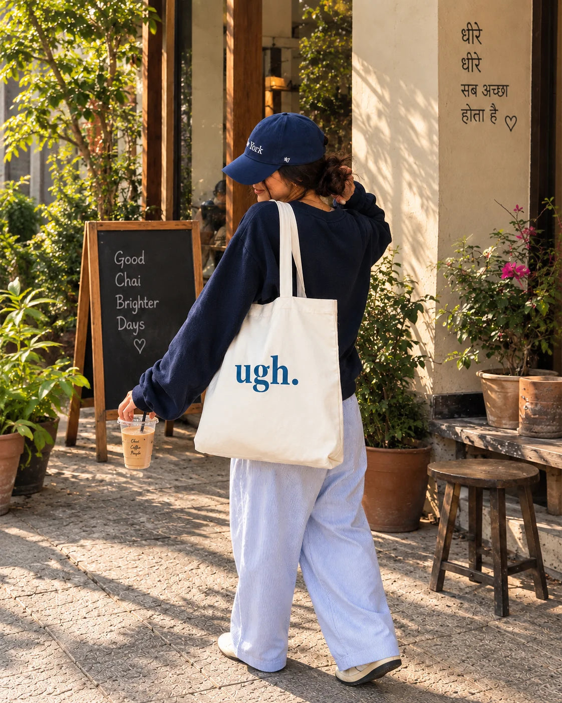 Ugh. Cotton Canvas Tote Bag