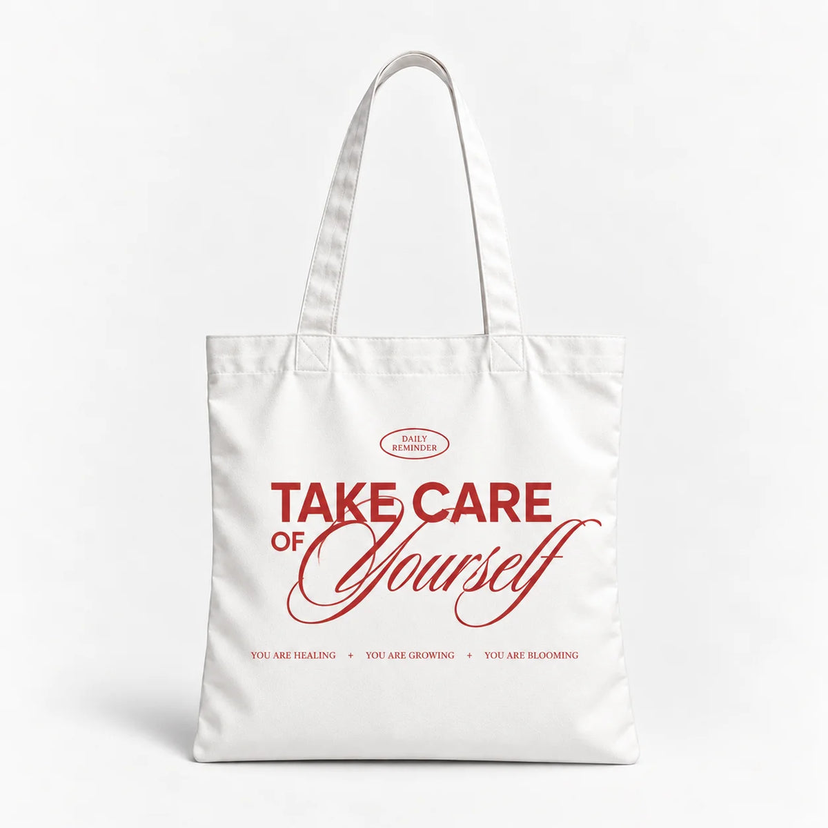 Take Care Of Your Self Cotton Canvas Tote Bag