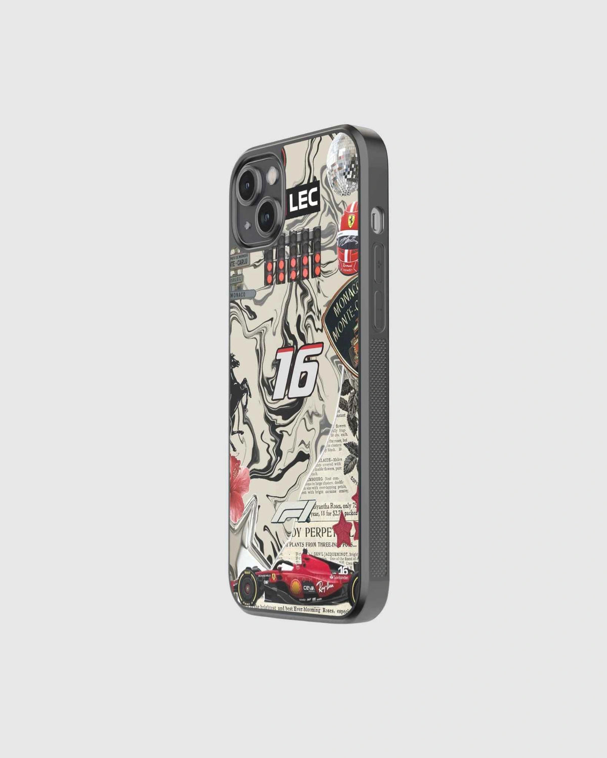 F1 Leclerc Car Phone Case
