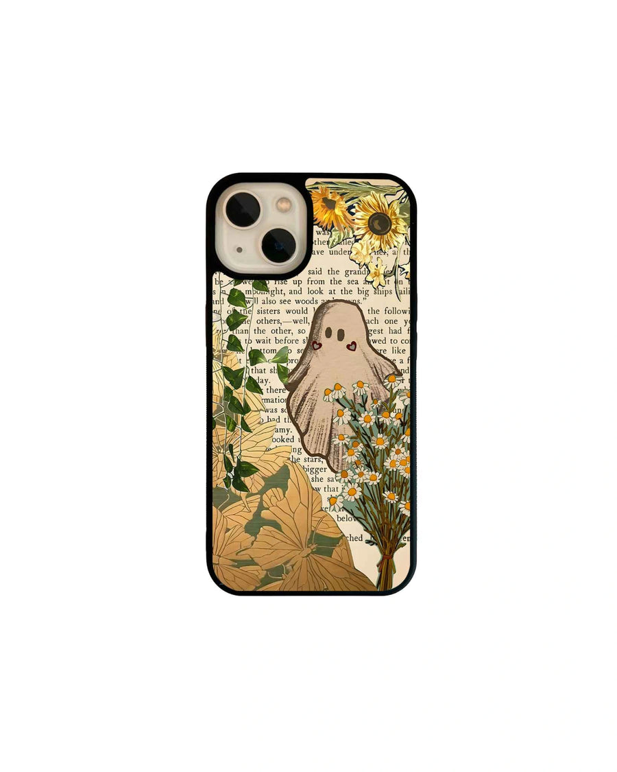 Ghost in garden phone case