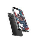 Demon Slayer Blue Red Phone Case