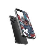 Demon Slayer Blue Red Phone Case
