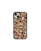 Beige flower phone case