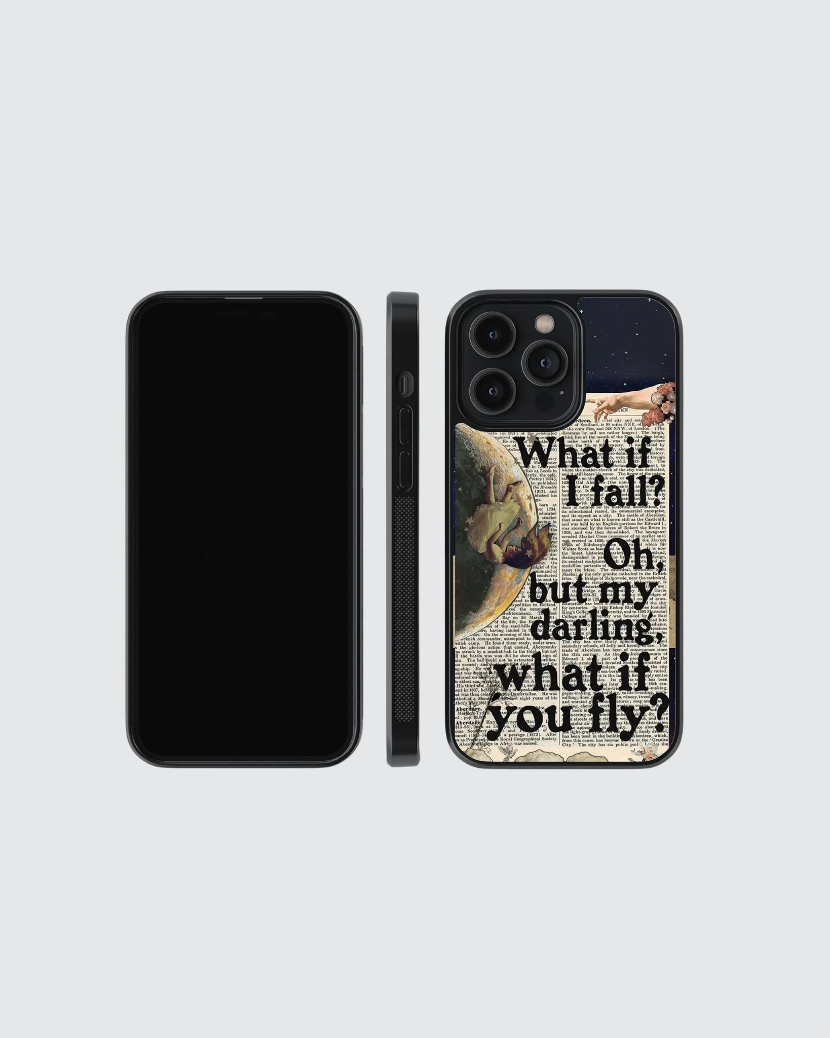 Vintage What if I fall phone case