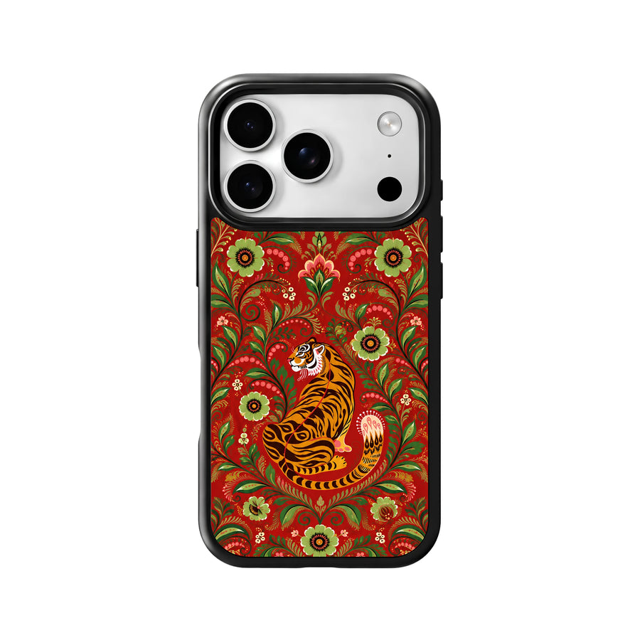 Tiger In The Woods Phone Case